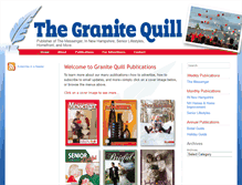 Tablet Screenshot of granitequill.com